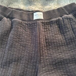 Offline by Aerie Women's Black Quilted Pants